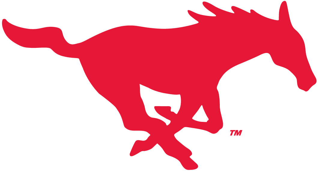 Southern Methodist Mustangs 1963-2007 Primary Logo iron on transfers for clothing